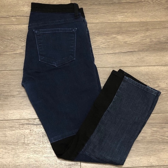 J Brand Mid Rise Patch Work Denim Jeans Size 25 - Picture 8 of 8